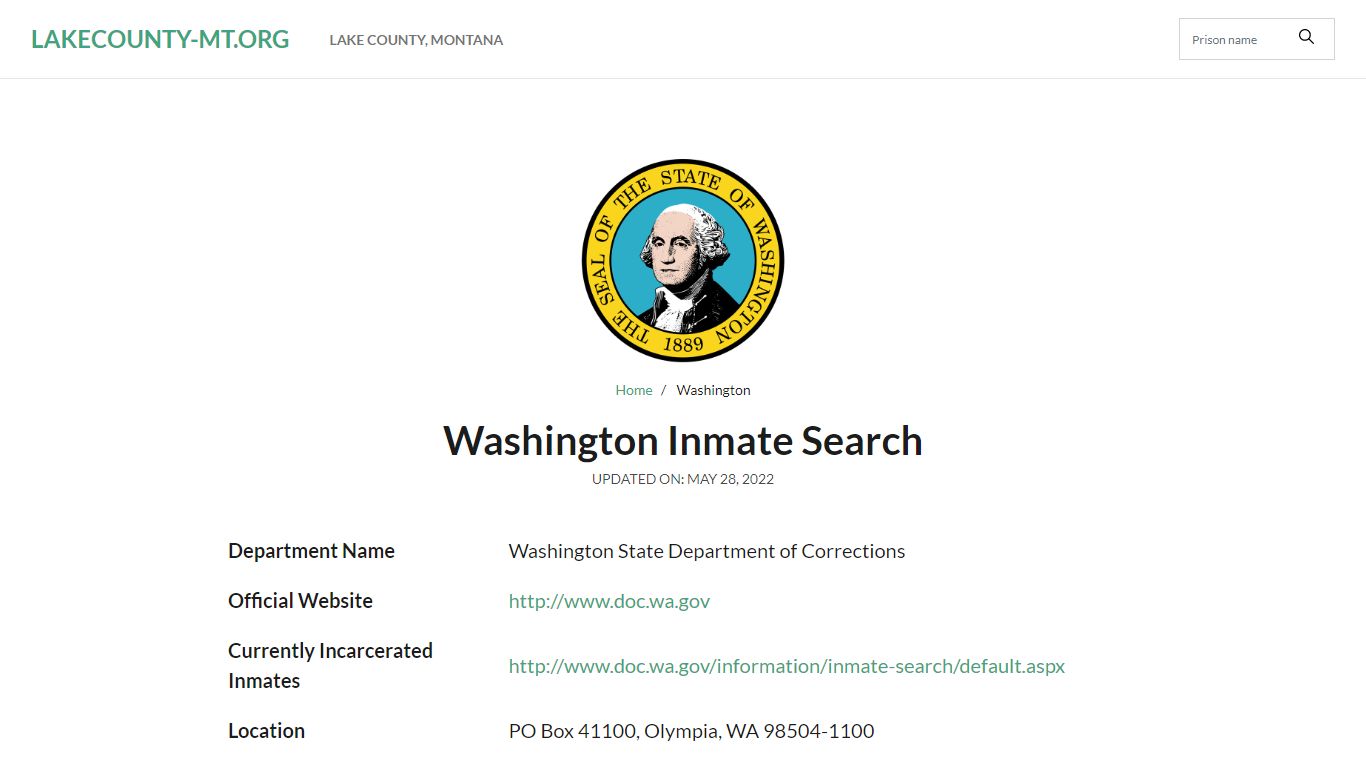 Kelso City Jail Inmate Search and Prison Information